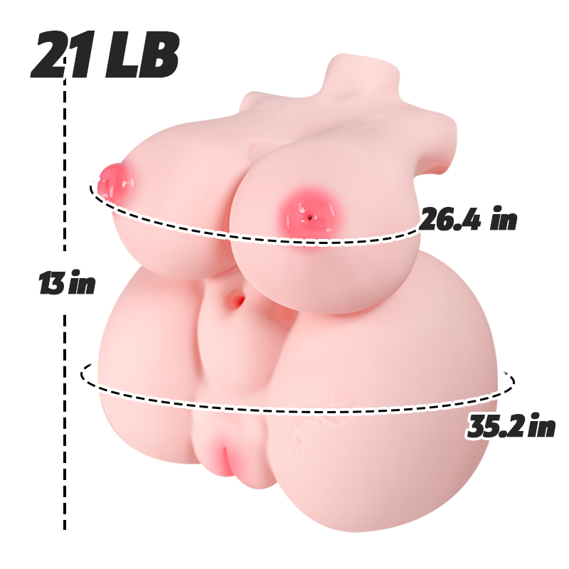 Image of MLON|Asa: big breasts Mammary intercourse likelife Torso Sex Doll