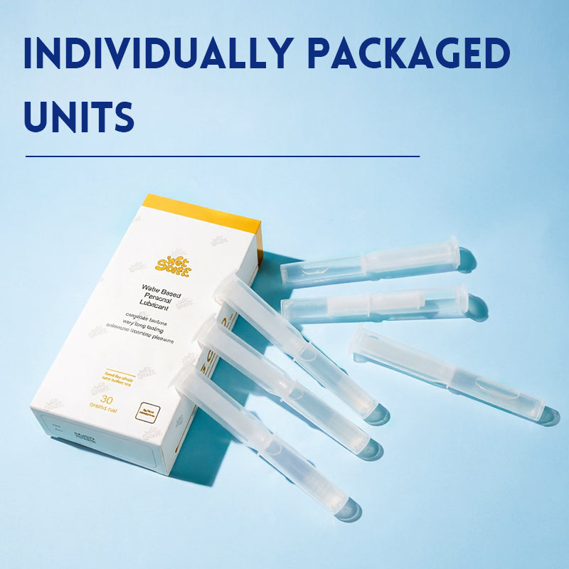 Image of Water-Based Personal Lubricant Syringe – Disposable Sterile Applicator