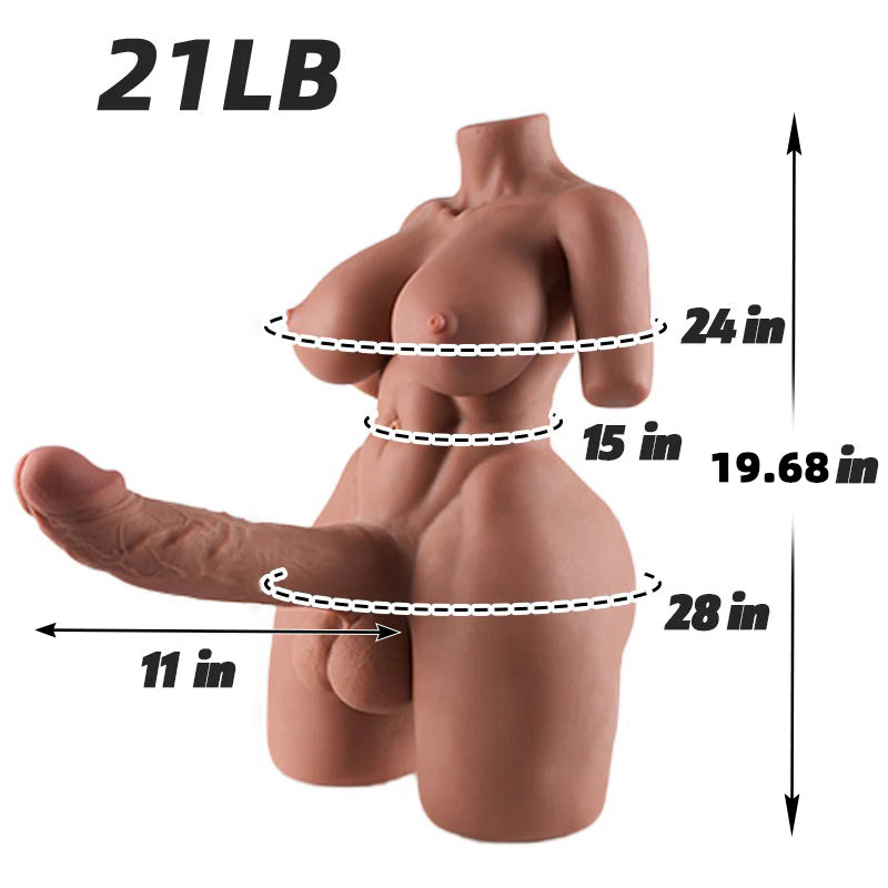 Image of MLON|Tomo: Shemale Anal Intercourse Futa Torso Sex Doll