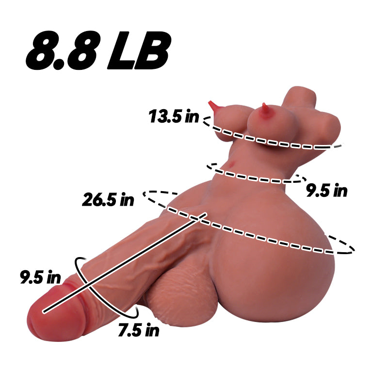 Image of MLON|Tomo: Shemale Big Penis Futa Torso Sex Doll