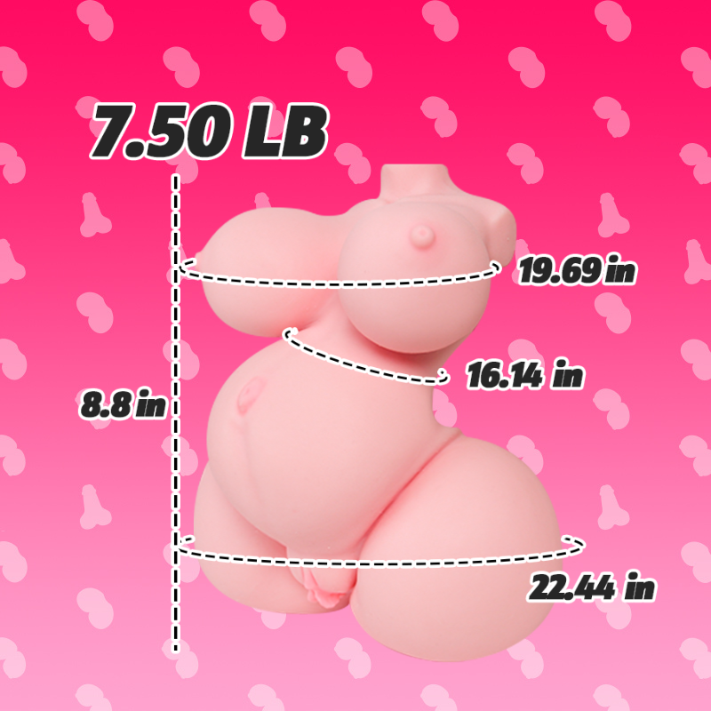 Image of MLON|Emma:Sex Pregnant Woman Preggo Belly Realistic Sex Doll Torso