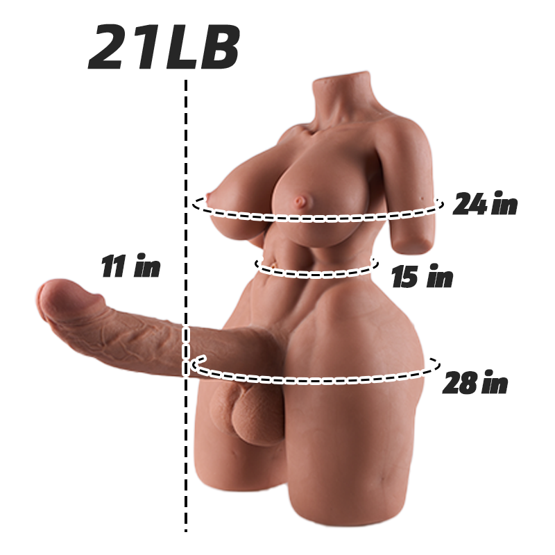 Image of MLON|Tomo: Shemale Anal Intercourse Futa Torso Sex Doll