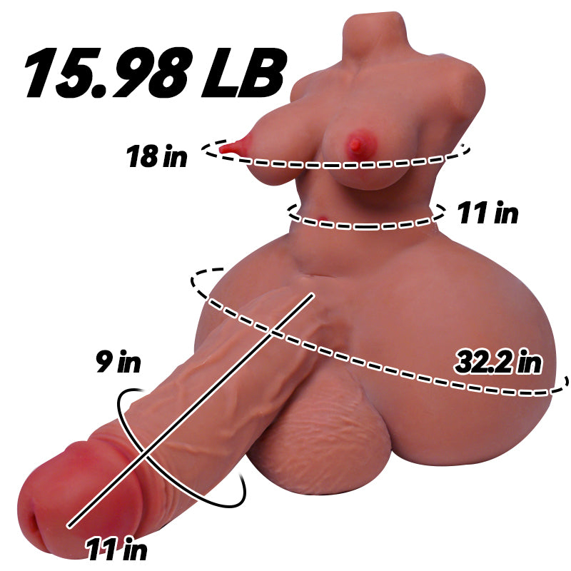 Image of MLON|Tomo: Shemale Big Penis Futa Torso Sex Doll