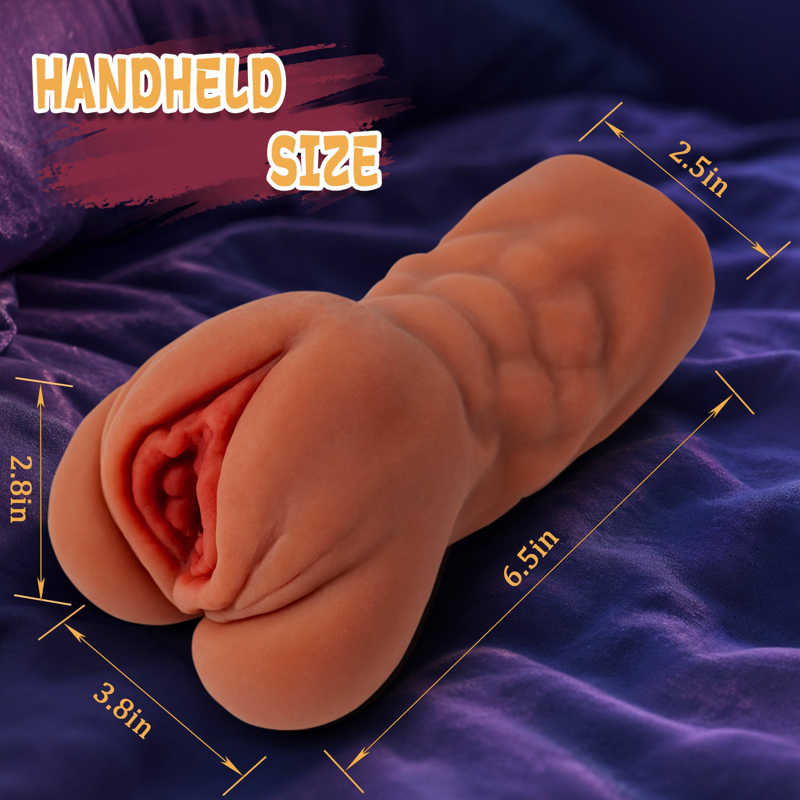 Image of MlonDoll Realistic Handheld Male Stroker – Soft, Portable & Easy Clean