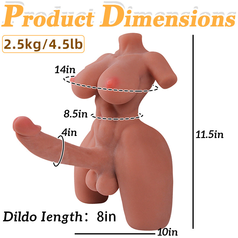 Image of MLON|Tomo: Shemale Anal Intercourse Futa Torso Sex Doll