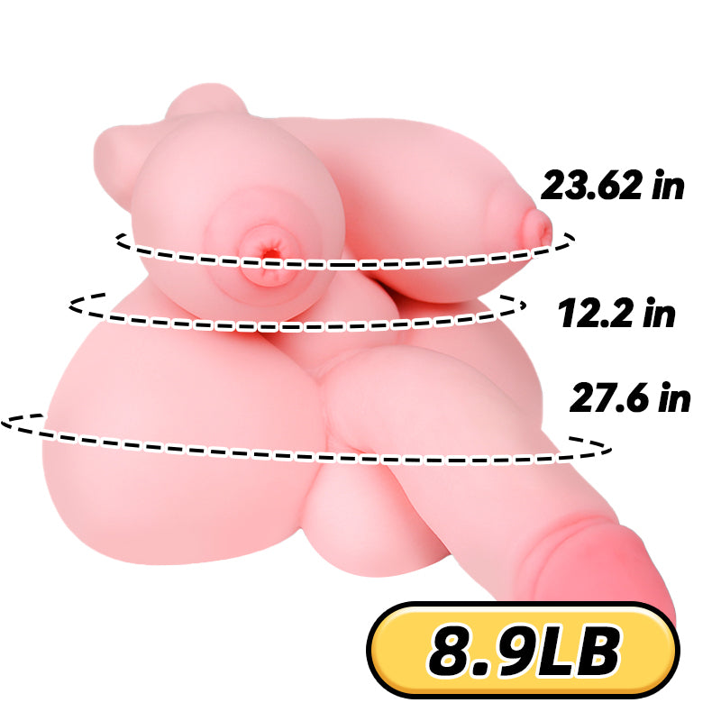 Image of MLON|Ryo:5 In 1 shemale urethra insertion futa Torso Sex Doll