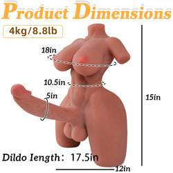 Image of MLON|Tomo: Shemale Anal Intercourse Futa Torso Sex Doll