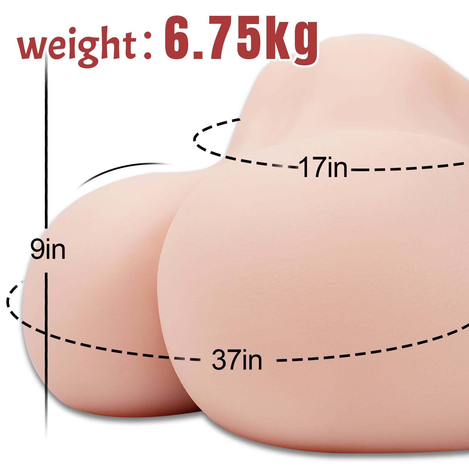 Image of New Lana: Big Butt Lifelike Torso Sex Doll