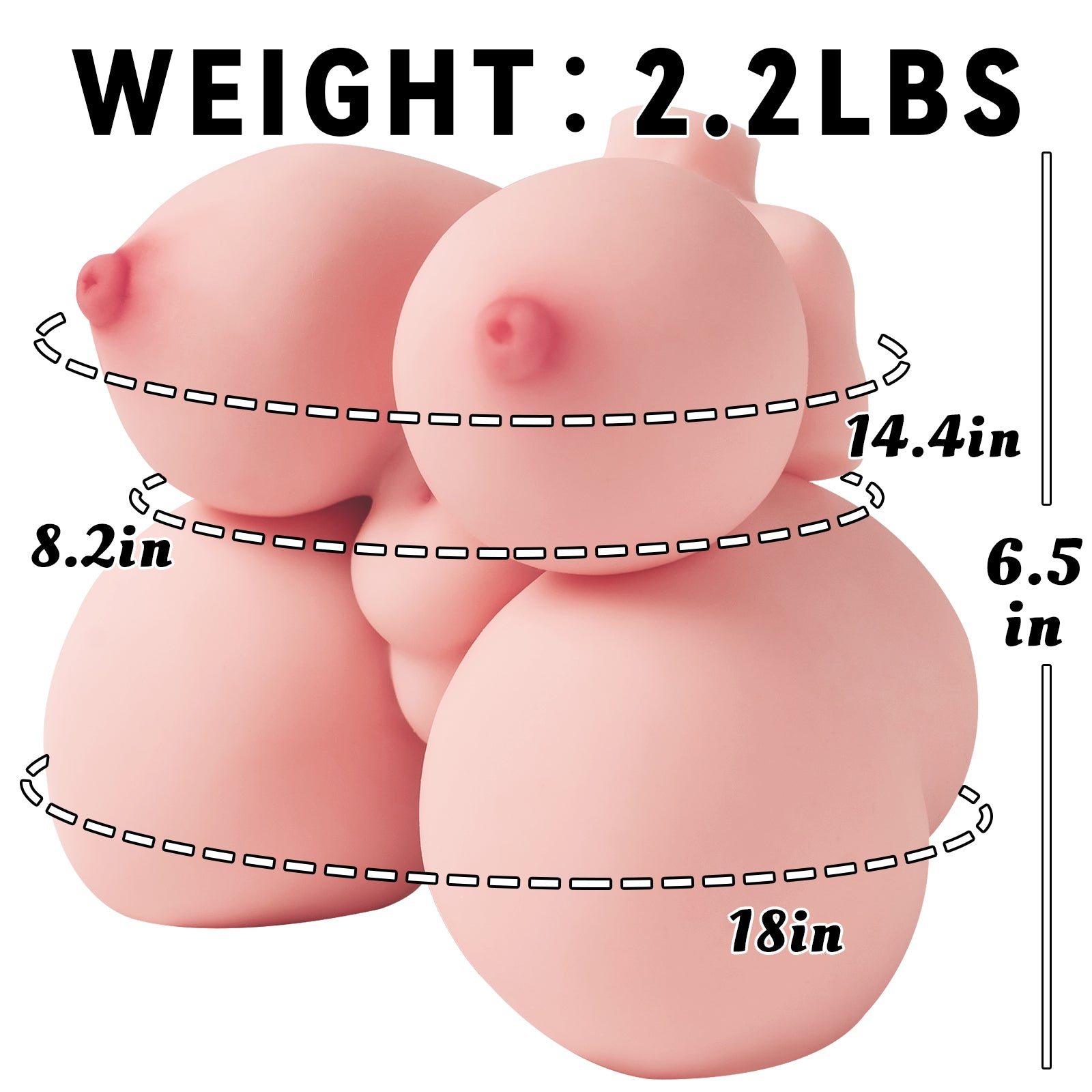 Image of MLON|Kaito: Huge Breasts Super Thick Thighs Nipple Fuck Fantasy Sex Doll Torso